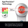 Image 3 for Braun No Touch + Touch Thermometer with Age Precision White BNT400