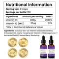Image 3 for Vitamin D3 + K2 Drops – Natural Berry 30ml