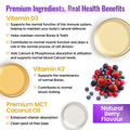 Image 4 for Vitamin D3 + K2 Drops – Natural Berry 30ml