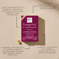Image 4 for Longevity L-ergothioneine Brain Function 30 Tablets