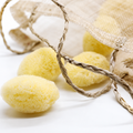 Image 4 for 6-Pack Natural Sea Sponge Puffs - Yellow