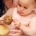 Image 4 for EcoSoft Sheep Wool Baby Bath Gentle Natural Sea Sponge 4-4.5 Inches
