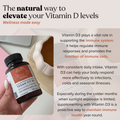 Image 5 for Vegan Vitamin D3 1000iu 120 Capsules