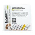 Image 3 for NAD+ Glutathione Liquid Liposomal  Pineapple 250 mg 14 Sachets