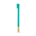 Image 2 for APRIORI Turquoise Blue Gold Medium Toothbrush