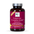 Image 1 for Longevity Creatine Gold Gummies Citrus 90 Gummies