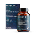 Image 1 for Mission C Reishi Capsules 6000mg with Ashwagandha + Magnesium 60 Vegan Capsules