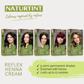 Image 5 for Reflex Semi-Permanent Henna Cream Hair Colour 1.0 (Black)