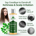 Image 4 for Anti-Dandruff Scalp Shampoo, Neem and Tea Tree for Flaky and Itchy Scalp, Certified Anti-Dandruff Formula 250ml