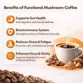 Image 2 for Focus Coffee (Lions Mane & Organic Tumeric) 60g 15 Servings