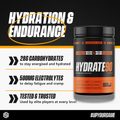 Image 3 for Hydrate90 Hydration & Electrolyte Powder Orange 26 Servings - Orange Tub