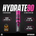 Image 2 for Hydrate90 Electrolyte Effervescent Tablets Mixed Berry 20 Tablets