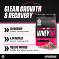 Image 3 for Whey90 Whey Protein Powder Strawberry 23g Protein, - 33 Servings