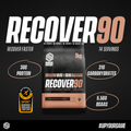 Image 2 for Recover90 Chocolate Recovery Protein Powder 30g Protein & 31g Carbs‚ - 14 Servings