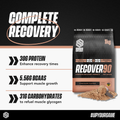 Image 3 for Recover90 Chocolate Recovery Protein Powder 30g Protein & 31g Carbs‚ - 14 Servings