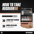 Image 5 for Recover90 Chocolate Recovery Protein Powder 30g Protein & 31g Carbs‚ - 14 Servings