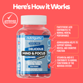 Image 5 for NUTRIGUMS MND & FCS CMPLX 60 G - NUTRIGUMS MIND & FOCUS COMPLEX 60 GUMMIES