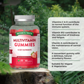Image 2 for Adult Multivitamin Strawberry Flavour 60 Vegan Gummies