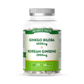 Image 1 for Gingko Biloba 6000mg & Korean Ginseng 2000mg 60 Tablets