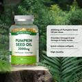 Image 2 for Pumpkin Seed Oil 2000mg - 60 Softgels