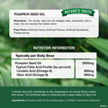 Image 3 for Pumpkin Seed Oil 2000mg - 60 Softgels
