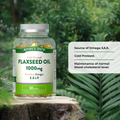 Image 2 for Flaxseed Oil 1000mg - 60 Softgels 60Softgel