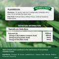 Image 3 for Flaxseed Oil 1000mg - 60 Softgels 60Softgel