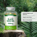 Image 2 for Natures Truth Black Seed Oil 1000mg Cold Pressed - 60 Softgels