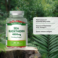 Image 2 for Natures Truth Sea Buckthorn 4800mg - 60 Softgels