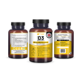 Image 2 for Vitamin D3 4000 IU High Strength I 425 Vegetarian Tablets