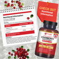Image 3 for Triple Strength Cranberry 30,000mg Added with Vitamin C I 180 Vegan Tablets