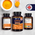 Image 2 for Organic Turmeric 2280mg (High Strength) with Black Pepper & Ginger ‚Äì 180 Vegan Capsules