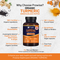 Image 4 for Organic Turmeric 2280mg (High Strength) with Black Pepper & Ginger ‚Äì 180 Vegan Capsules