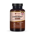 Image 1 for Lions Mane Mushroom Supplement 4000mg with Vitamin B1, B6, B12 & Black Pepper - 180 Super Strength Vegan Tablets