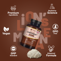 Image 5 for Lions Mane Mushroom Supplement 4000mg with Vitamin B1, B6, B12 & Black Pepper - 180 Super Strength Vegan Tablets