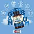 Image 3 for 4-in-1 Magnesium Glycinate added with KSM-66 Ashwagandha, Turmeric and Vitamin B6 90 Vegan Capsules