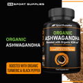 Image 3 for Organic Ashwagandha boosted with KSM-66, Turmeric, Ginger and Black Pepper