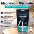 Image 2 for 4 HIM & HER - Magnesium Glycinate 3-in-1 Complex | Magnesium Citrate & Magnesium Malate | 90 Capsules