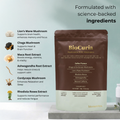 Image 3 for BioCuria Premium Mushroom Coffee with Adaptogens & Vitamin B5 for Energy & Focus 240 g