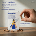 Image 4 for BioMan Male Fertility Testosterone & Performance Support, 31 nutrients,1300mg - 60 tablets