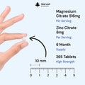 Image 2 for Magnesium & Zinc Tablets 365 Tablets