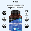 Image 3 for Magnesium & Zinc Tablets 365 Tablets