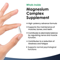 Image 2 for Magnesium Complex 4in1 Glycinate, Citrate, Malate & Oxide 360 Capsules
