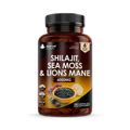 Image 1 for Shilajit, Sea Moss & Lions Mane 360 Capsules