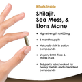 Image 2 for Shilajit, Sea Moss & Lions Mane 360 Capsules