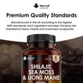 Image 5 for Shilajit, Sea Moss & Lions Mane 360 Capsules