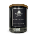 Image 1 for Scented Wood Wick Candle - Black Plum & Rhubarb