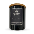 Image 1 for Scented Wood Wick Candle - Blueberry & Vanilla
