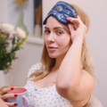 Image 3 for Satin Sleep Mask Blue Celestial