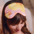 Image 3 for Satin Sleep Mask Orange Tye Dye